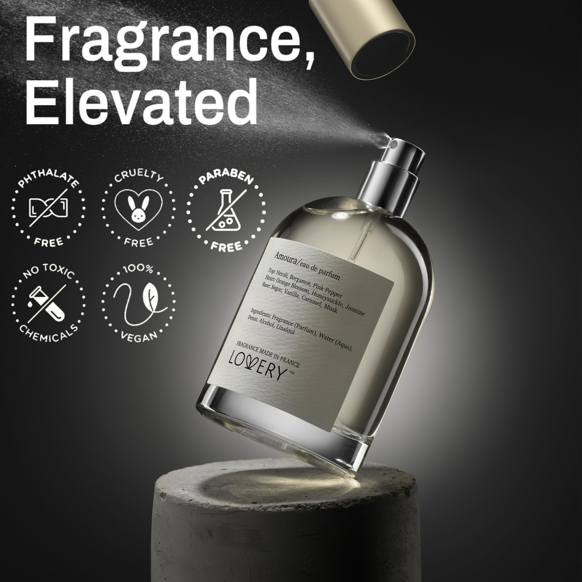 Amoura Marshmallow & Floral - Inspired by By K Love,Don't Be Shy Eau De Parfume Womens Perfume with Travel Spray Bottle - Long Lasting, Clean Ingredients, Fragrance 100mL + 10mL - Image 6